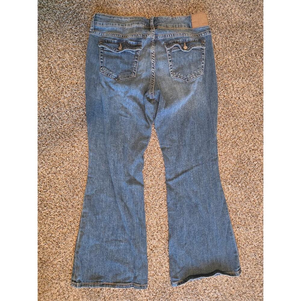 Aéropostale Low Rise Flare Jeans Women’s 14 Regular - Picture 2 of 8